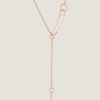 Chaine d'Ancre Punk long necklace, very large model | Hermès UK